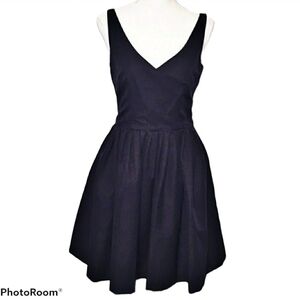 Taylor Black Fit and Flair Strapless Dress Size 2